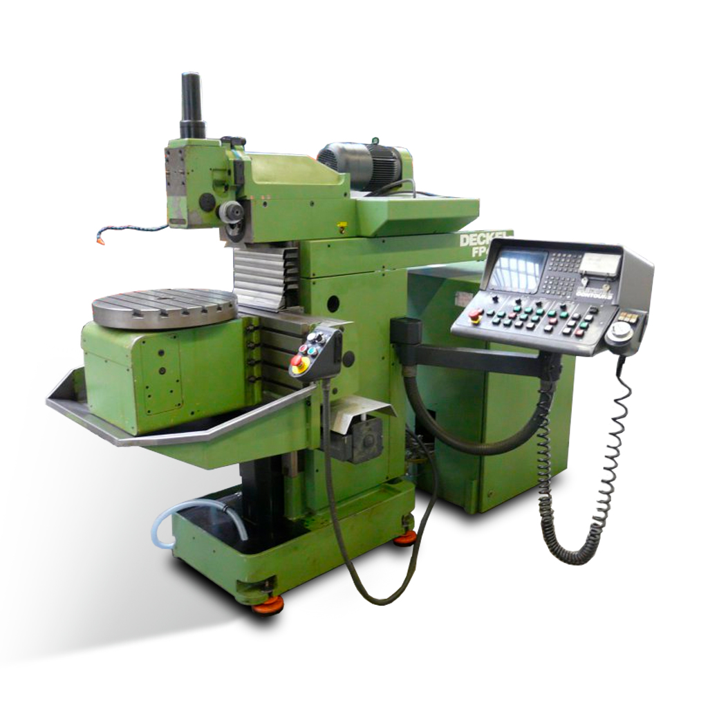 DECKEL FP4 ME 2205 mit NC - Rundtisch / Contour 3 Steuerung - von FPS überprüft - Bedienung CNC ohne Handrad