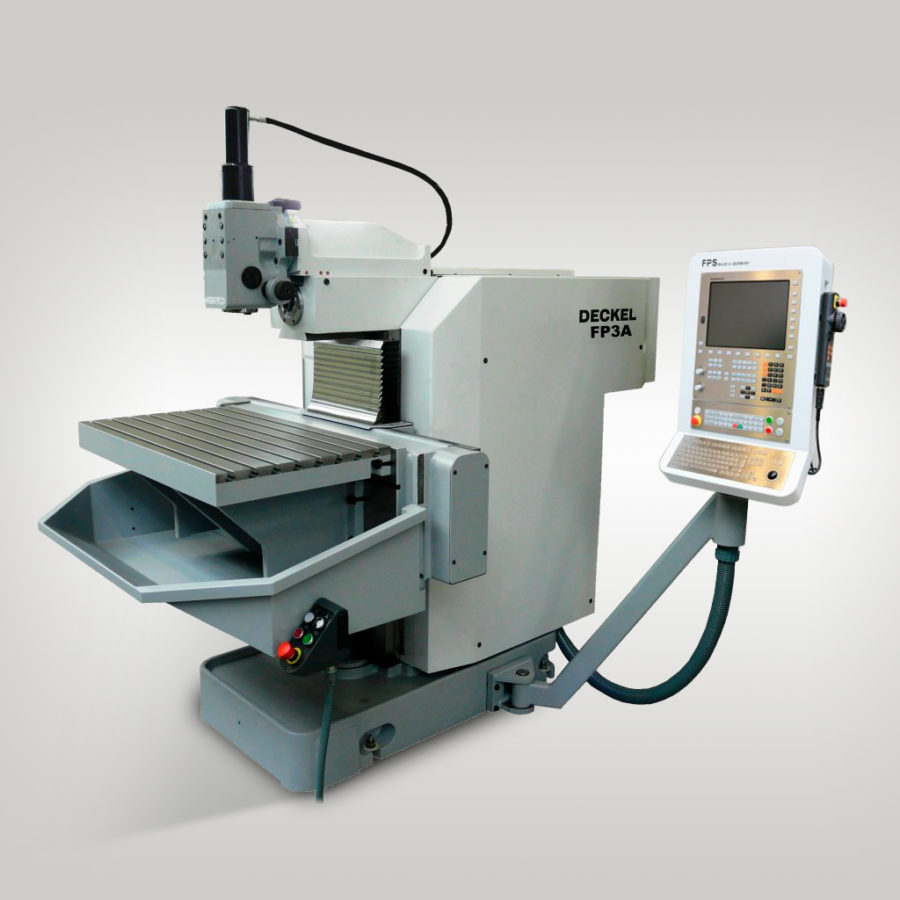 DECKEL FP3 A 2820 MIT HEIDENHAIN TNC 320 STEUERUNG - von FPS generalüberholt - Bedienung CNC ohne Handrad