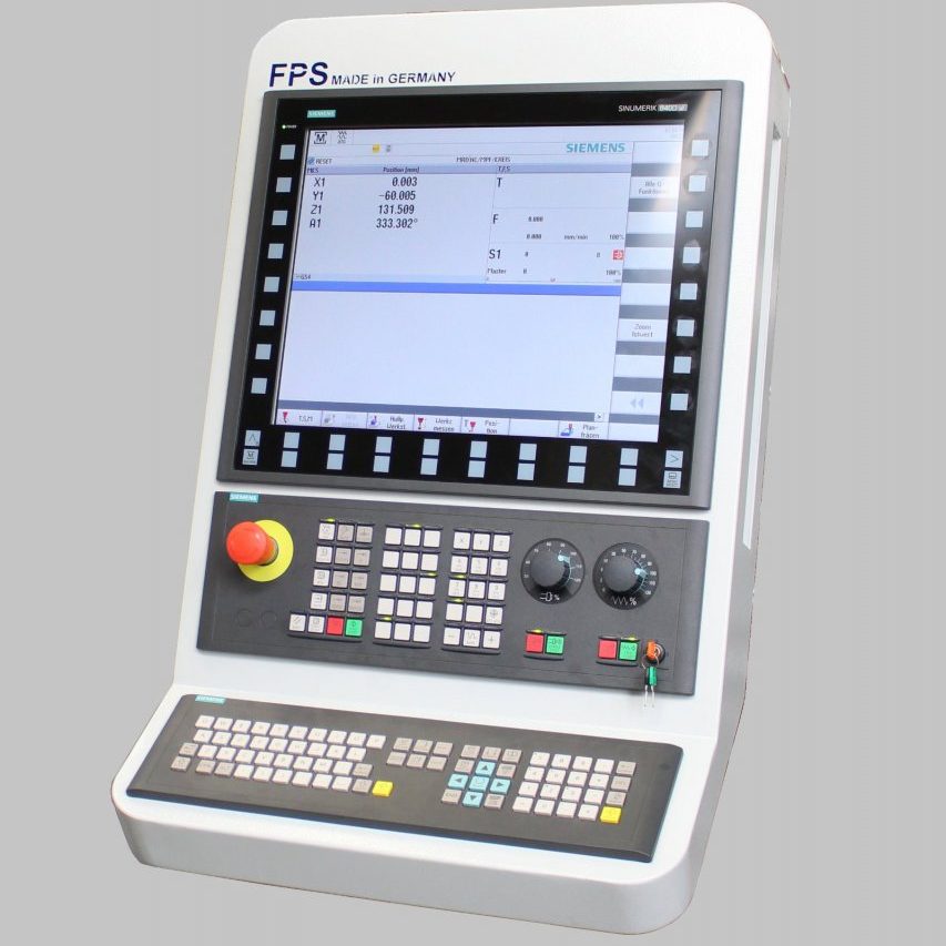 DECKEL FP3 CC 2811 MIT SIEMENS 840D SL STEUERUNG- von FPS generalüberholt - Bedienung CNC ohne Handrad