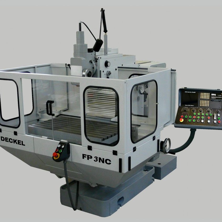 DECKEL FP3 NC 2803-100 MIT DECKEL DIALOG 4 STEUERUNG - von FPS generalüberholt - Bedienung CNC mit Handrad