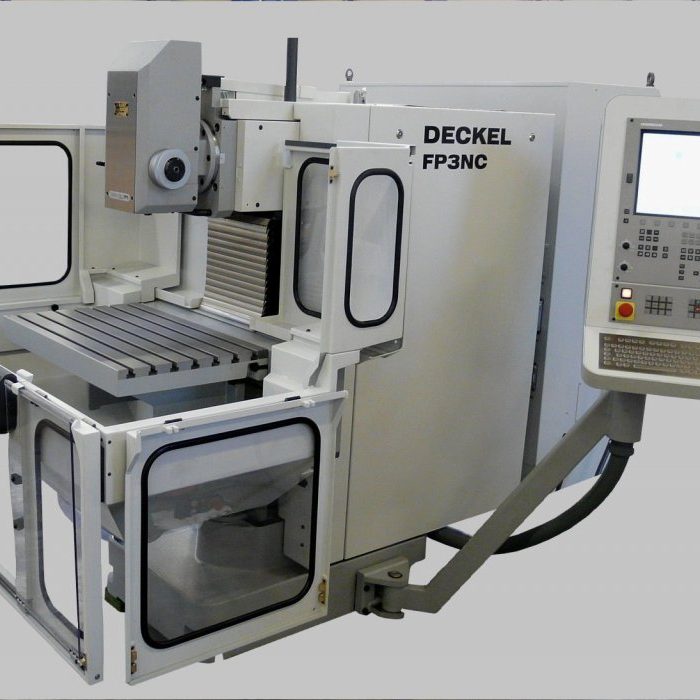 DECKEL FP3 NC 2837 MIT HEIDENHAIN TNC 320 STEUERUNG - von FPS generalüberholt - Bedienung CNC ohne Handrad