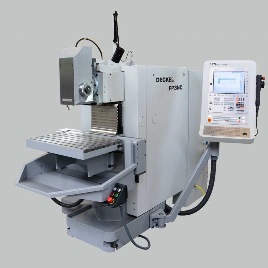 DECKEL FP3 NC 2837 MIT HEIDENHAIN TNC 320 STEUERUNG - von FPS generalüberholt - Bedienung CNC ohne Handrad