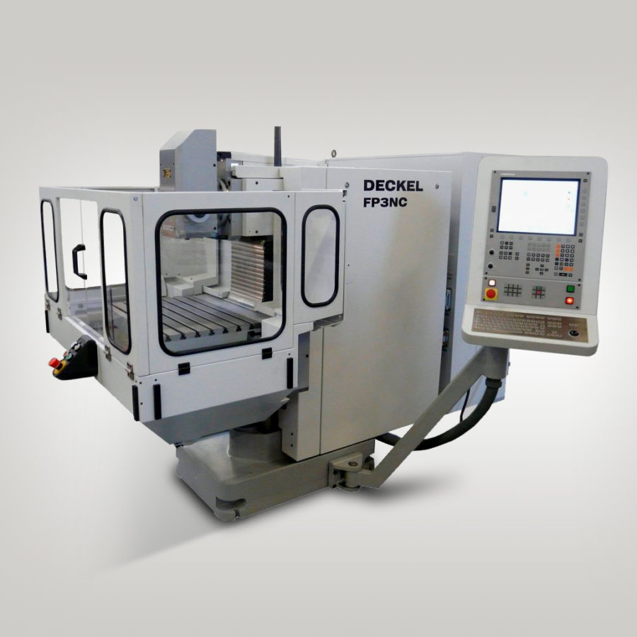 DECKEL FP3 NC 2837 MIT HEIDENHAIN TNC 320 STEUERUNG - von FPS generalüberholt - Bedienung CNC ohne Handrad