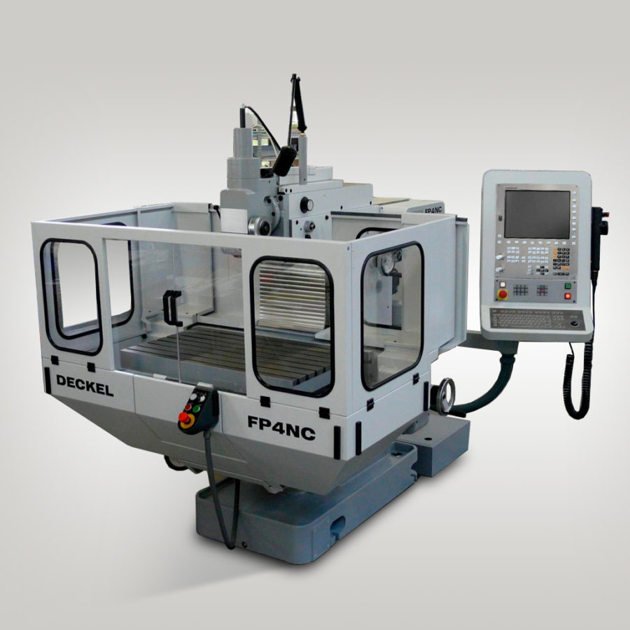 DECKEL FP4 NC 2810-100 MIT HEIDENHAIN TNC 320 STEUERUNG- von FPS generalüberholt - Bedienung CNC mit Handrad