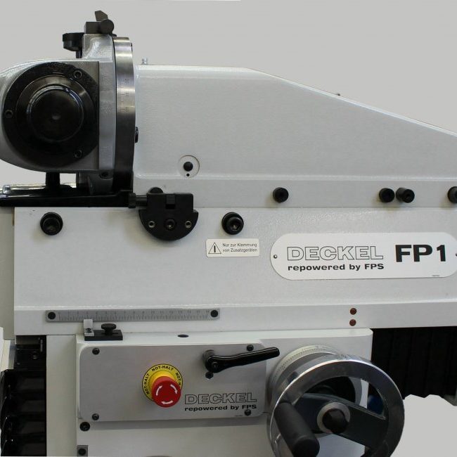 DECKEL FP1 2101-100 mit stufenlosem Vorschub - von FPS generalüberholt - Bedienung manuell