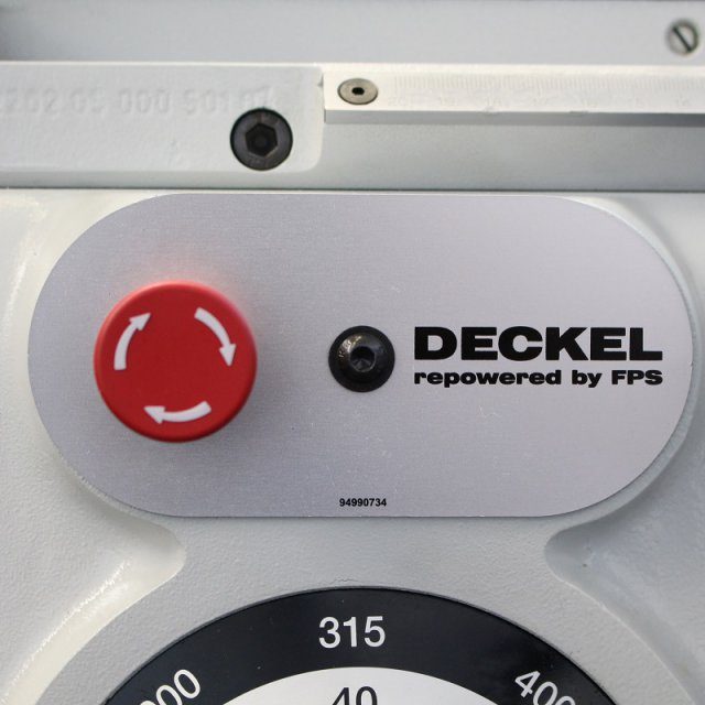 DECKEL FP2 2202 KONVENTIONELL STANDARD X-400MM - von FPS generalüberholt - Bedienung manuell