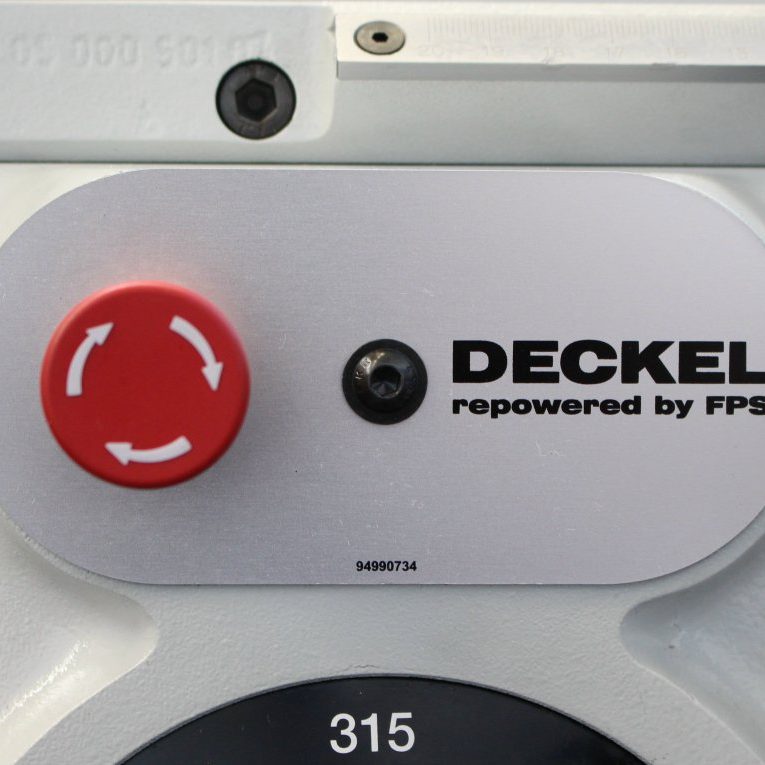 DECKEL FP3LV 2309 KONVENTIONELLE SCHRÄGBETTMASCHINE X-1200MM - von FPS generalüberholt - Bedienung manuell