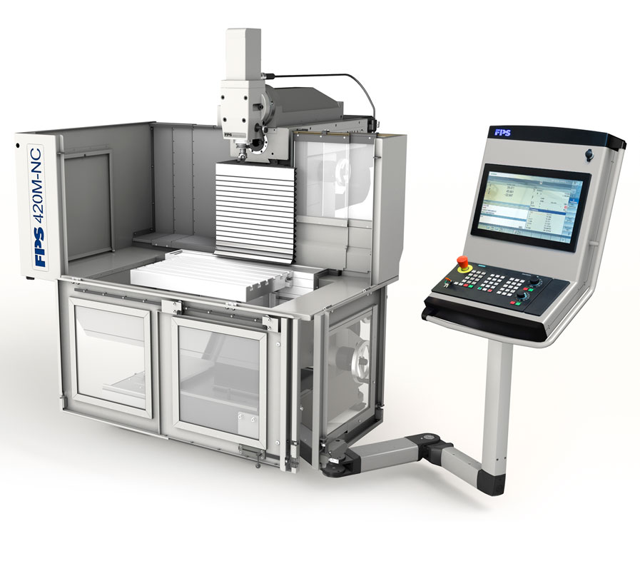 FPS 420M-NC Universal-Fräs- und Bohrmaschine mit CNC-Steuerung SIEMENS 840 D SL oder HEIDENHAIN TNC 620 FS