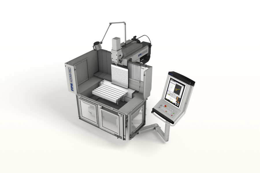 FPS 420M-NC Universal-Fräs- und Bohrmaschine mit CNC-Steuerung SIEMENS 840 D SL oder HEIDENHAIN TNC 620 FS